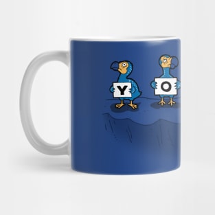 Funny Cute Stupid Prehistoric Yolo Dodos Mug